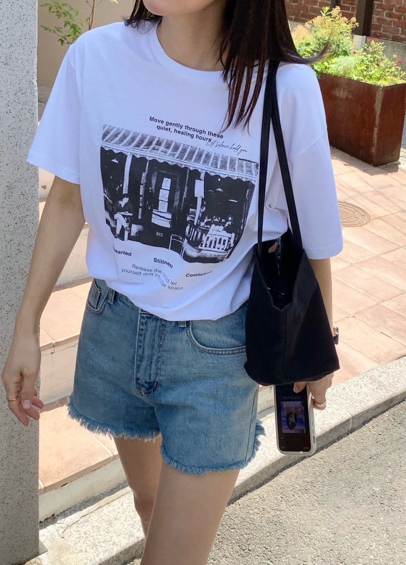 COURGETTE韓國東大門直郵女士新品26夏季休閑26春夏人氣T恤COURGETTET恤