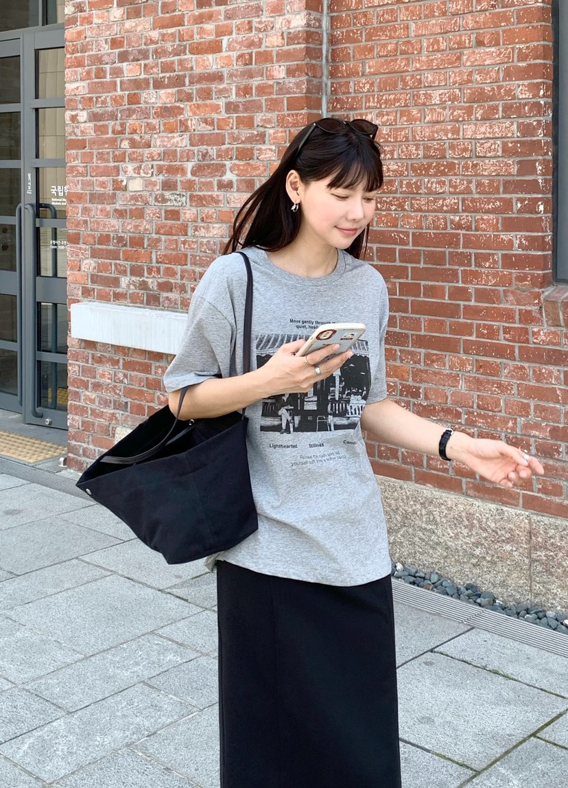 COURGETTE韓國東大門直郵女士新品26夏季休閑26春夏人氣T恤COURGETTET恤