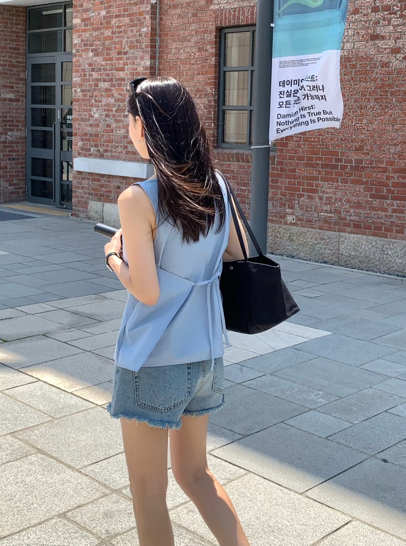 COURGETTE韓國東大門直郵女裝新款熱賣26夏季休閑吊帶背心COURGETTE吊帶/背心