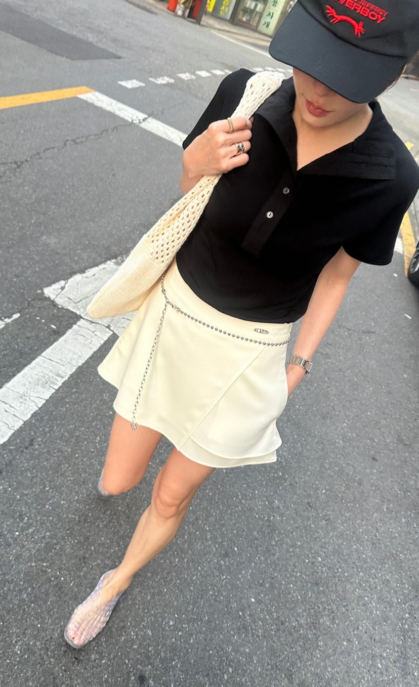 GENTLE B/LOVENTINA韓國直郵女士新品休閑T恤天絲柔軟高領GENTLE B/LOVENTINAT恤圖色4