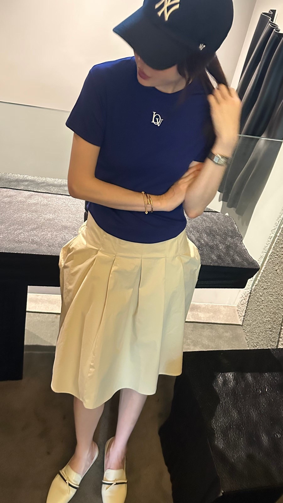 GENTLE B/LOVENTINA東大門實拍韓國女裝新品休閑T恤小號天絲GENTLE B/LOVENTINAT恤圖色4