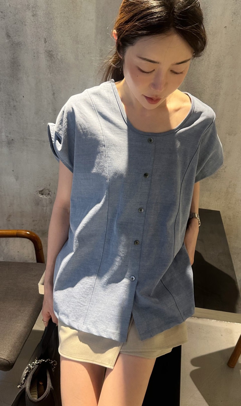 GENTLE B/LOVENTINA韓國東大門代購女士新品職業人氣T恤GENTLE B/LOVENTINAT恤圖色2