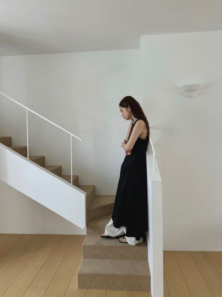 MARE東大門實拍韓國女士新品26夏季時尚熱賣26春夏連衣裙褶裥MARE連衣裙