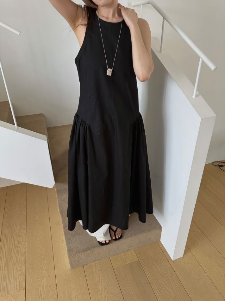 MARE東大門實拍韓國女士新品26夏季時尚熱賣26春夏連衣裙褶裥MARE連衣裙圖色2