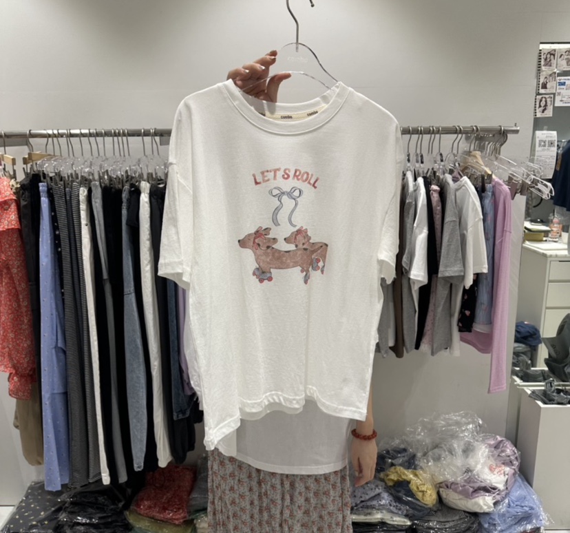COMBO韓國直郵女士新品職業熱賣時尚26夏季推薦26春夏T恤COM_BOT恤圖色3