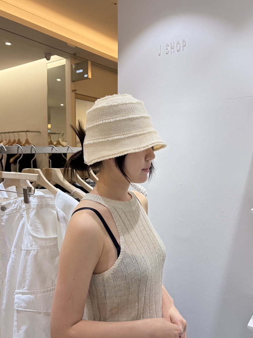 J SHOP韓國代購女士新款26春夏時尚26夏季推薦休閑熱賣帽子J_SHOP帽子圖色1
