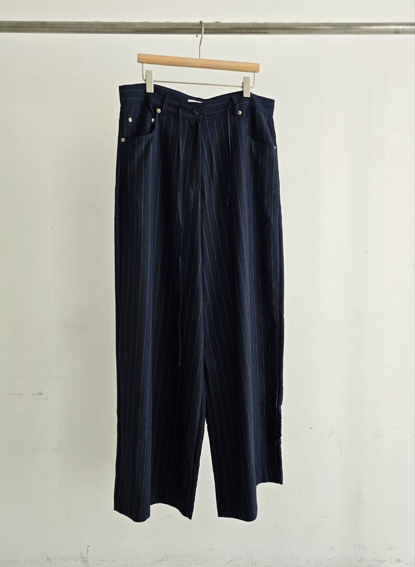 J SHOP韓國代購女裝新品26夏季26春夏職業人氣休閑褲條紋J_SHOP休閑褲圖色3