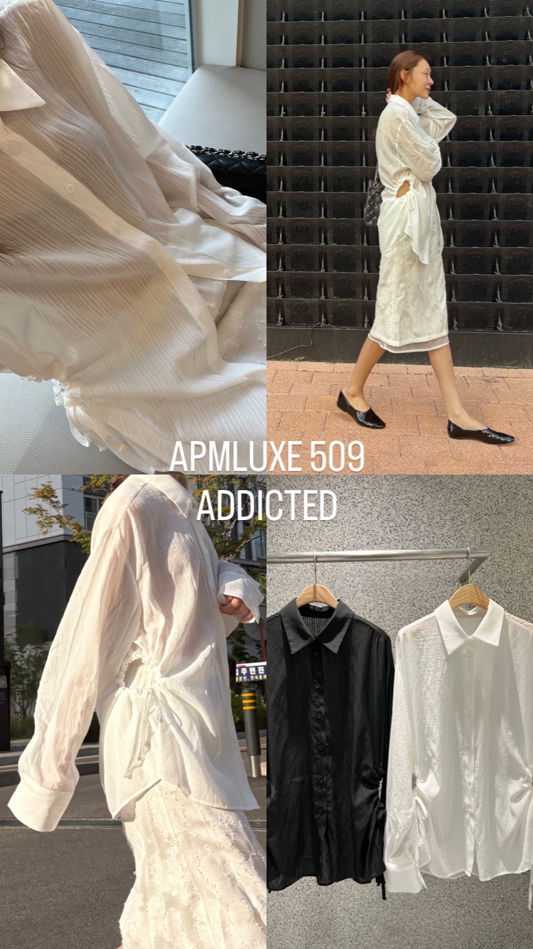ADDICTED韓國代購女士新品休閑26春夏時尚推薦襯衫蕾絲衫ADDICTED襯衫/蕾絲衫