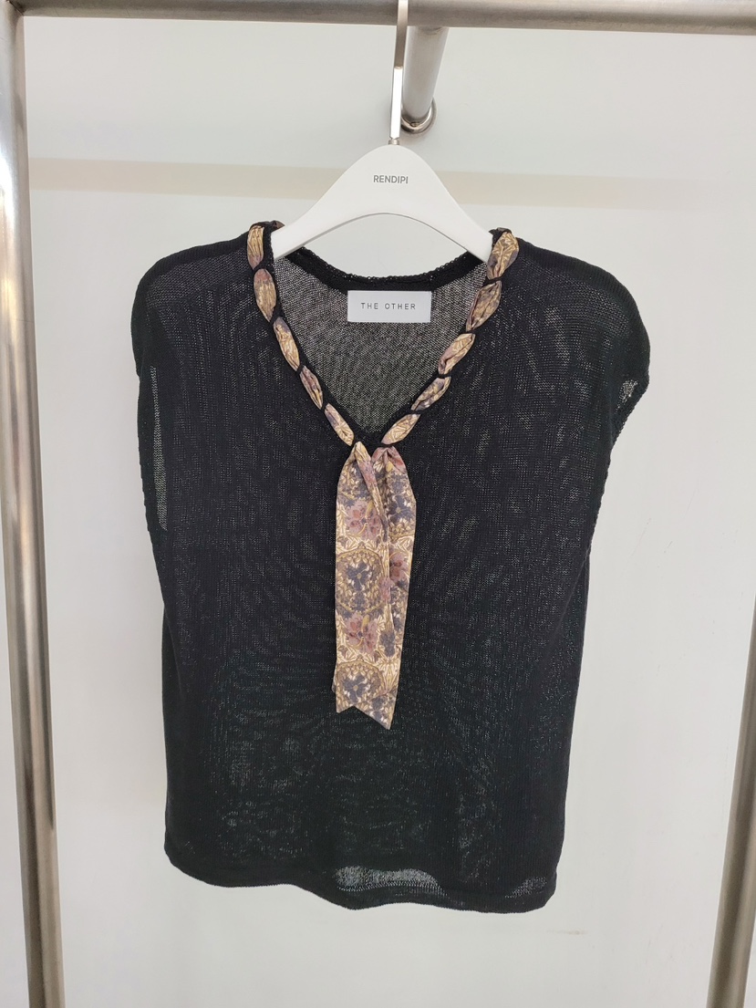 THE OTHER韓國直郵實拍女裝新品推薦熱賣職業吊帶背心圍巾THE OTHER吊帶/背心圖色2