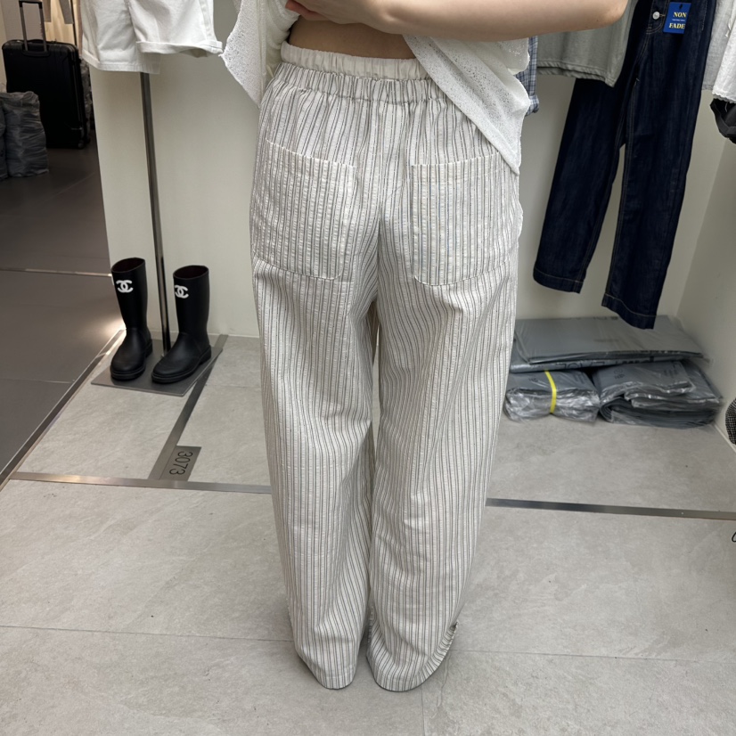 I MFACT韓國東大門直郵女士新款人氣26春夏職業休閑褲腰帶I MFACT休閑褲