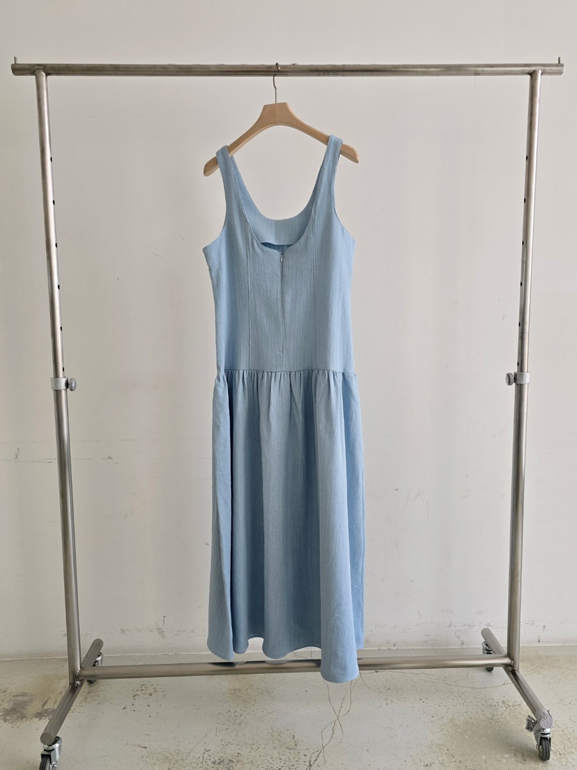 J SHOP韓國代購女裝新品人氣休閑26春夏職業熱賣連衣裙褶皺J_SHOP連衣裙