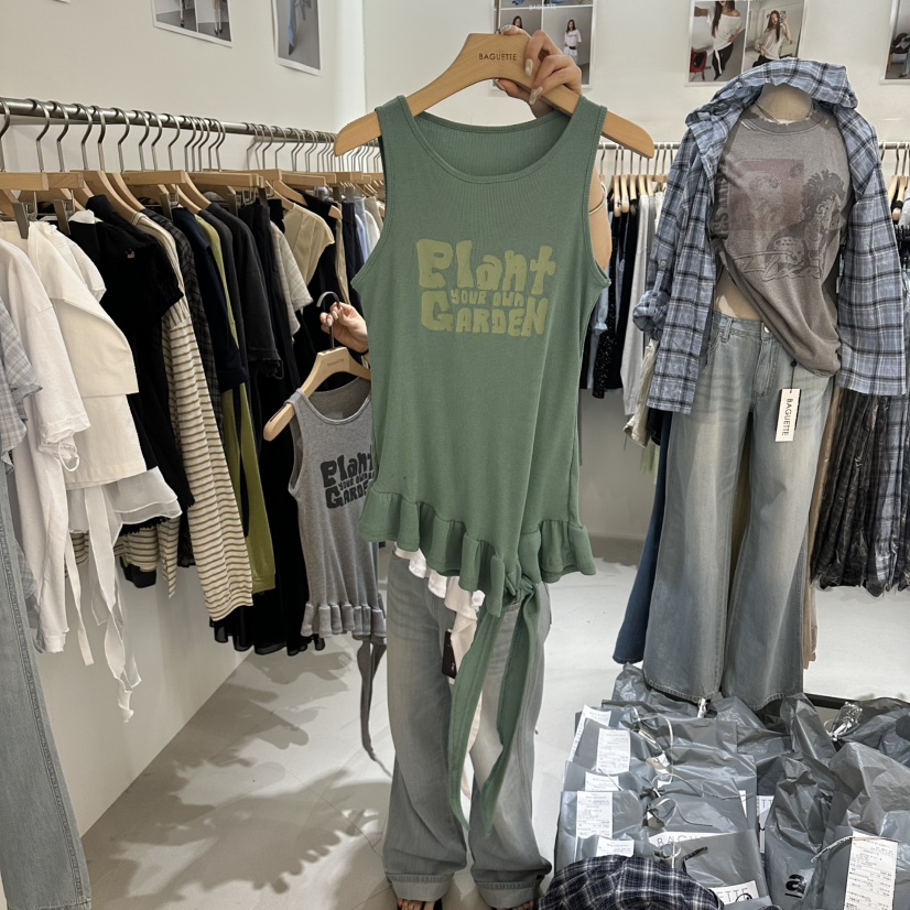 BAGUETTE-P韓國東大門代購女裝新款時尚26夏季熱賣吊帶背心BAGUETTE-P吊帶/背心圖色4