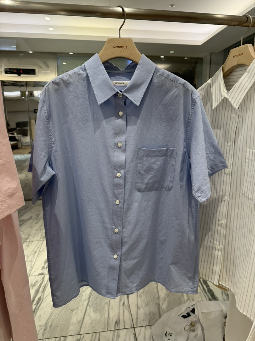 MONIQUE韓國東大門直郵女士新品休閑26春夏推薦襯衫蕾絲衫MONIQUE襯衫/蕾絲衫圖色3