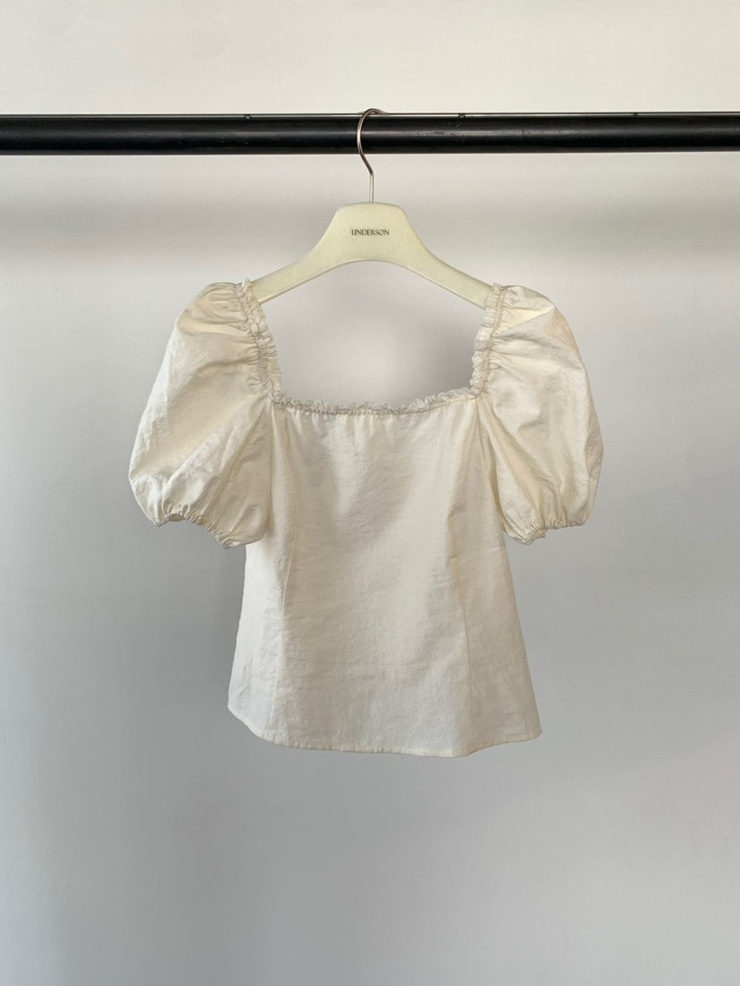 UNDERSON韓國直郵女士新品26春夏熱賣時尚推薦襯衫蕾絲衫UNDERSON襯衫/蕾絲衫圖色1