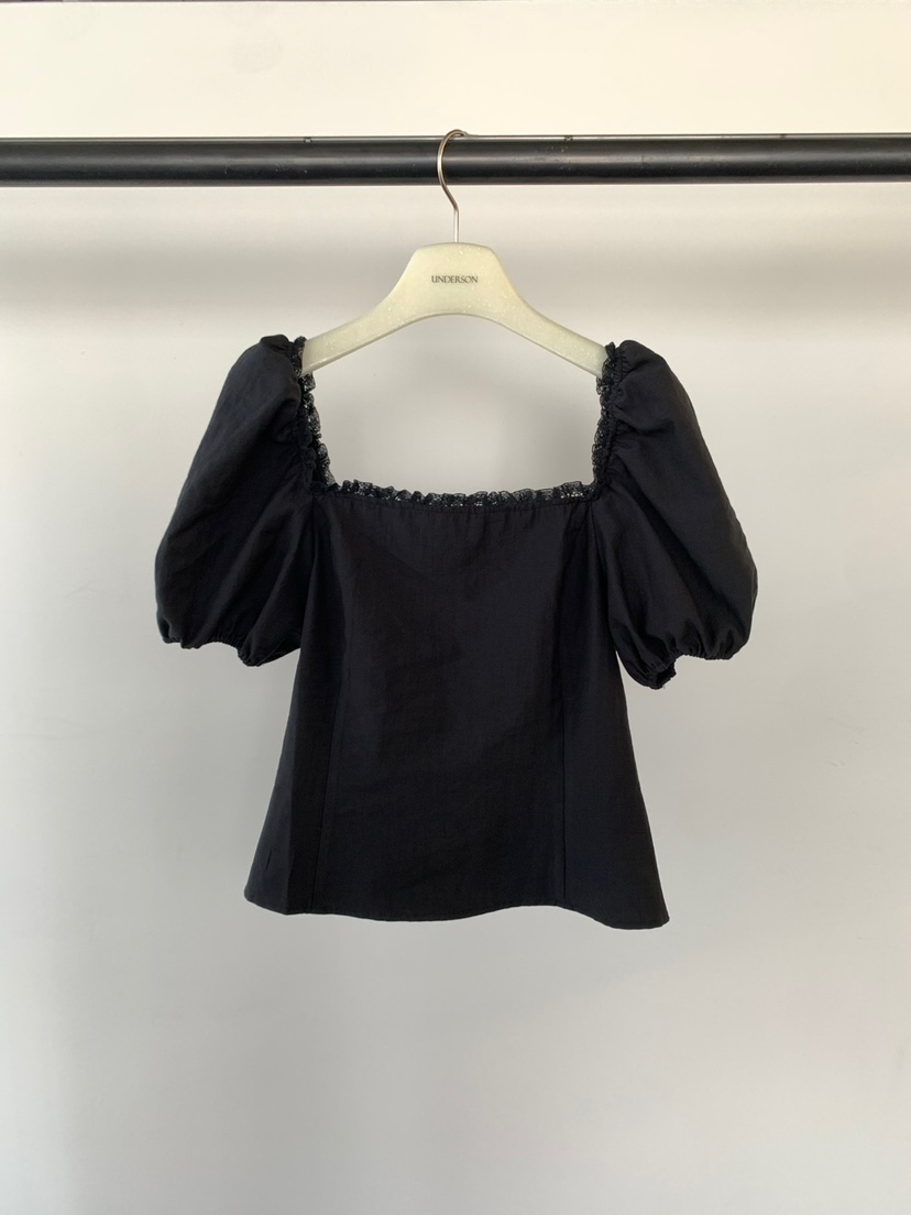 UNDERSON韓國直郵女士新品26春夏熱賣時尚推薦襯衫蕾絲衫UNDERSON襯衫/蕾絲衫圖色2