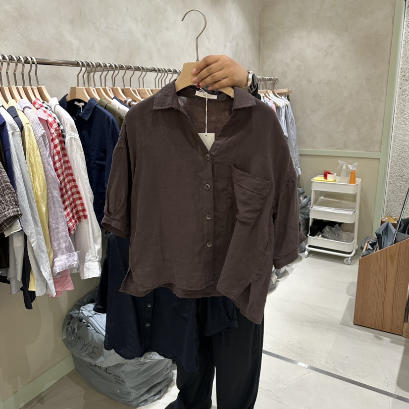 DELI JENNY韓國代購女士新品推薦人氣熱賣休閑襯衫蕾絲衫DELI JENNY襯衫/蕾絲衫圖色2