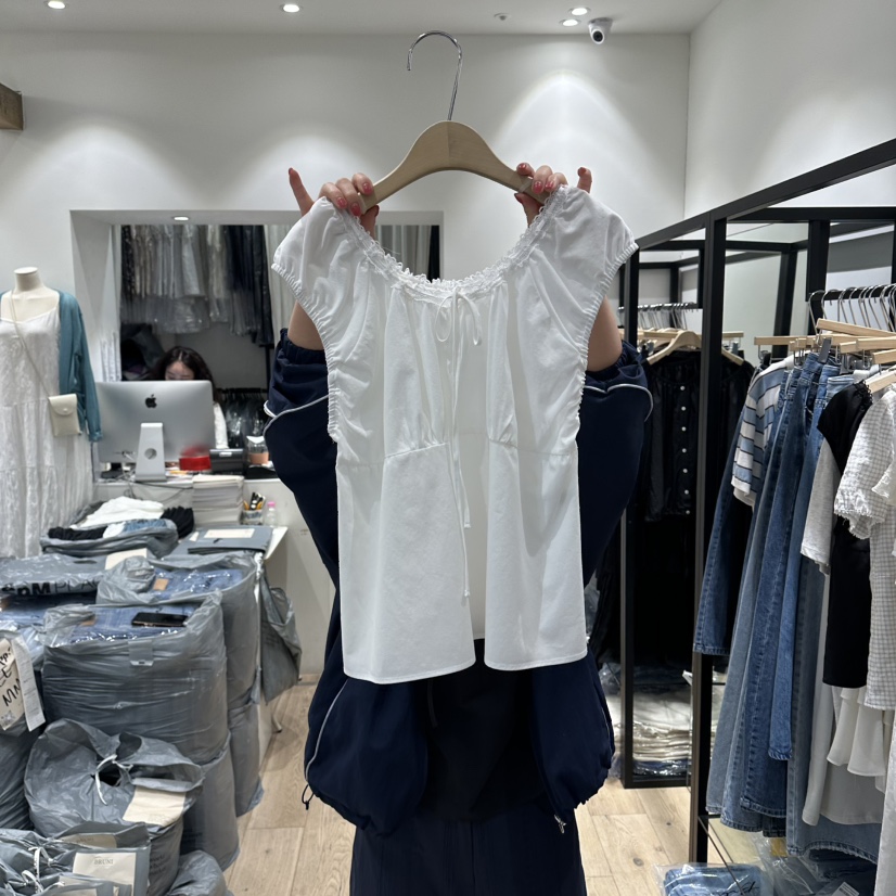 BRUNI/RICOTTA韓國東大門直郵女士新款26夏季人氣吊帶背心BRUNI/RICOTTA吊帶/背心圖色1