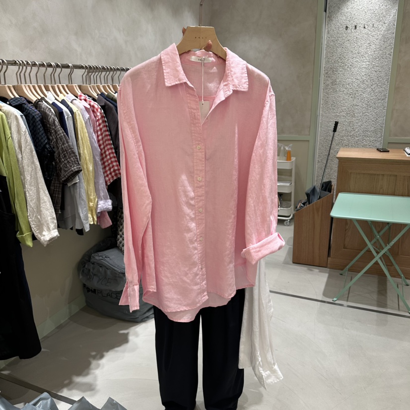 DELI JENNY韓國直郵女士新品人氣時尚推薦熱賣襯衫蕾絲衫DELI JENNY襯衫/蕾絲衫圖色2