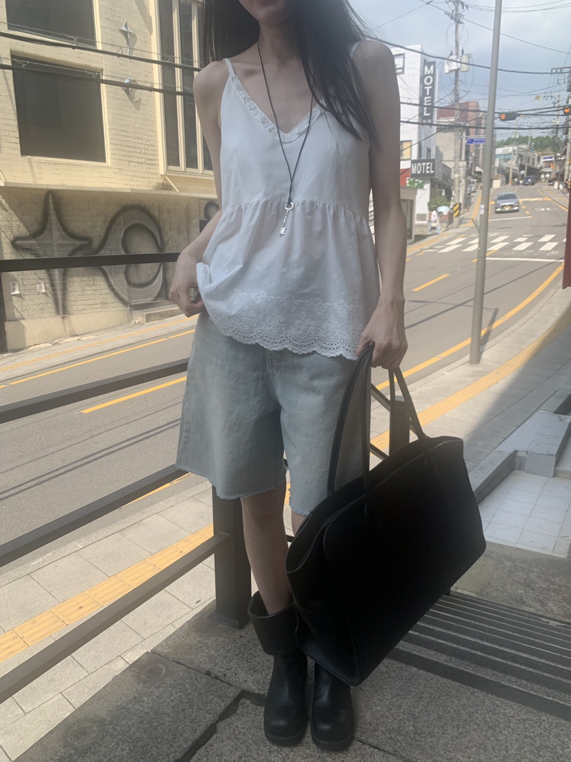 TRUE韓國東大門直郵女士新品26春夏人氣職業休閑吊帶背心TRUE吊帶/背心