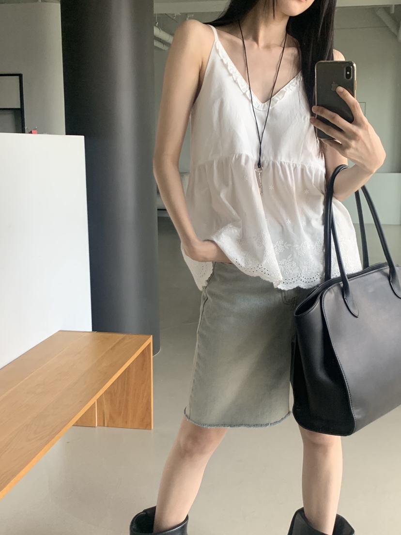 TRUE韓國東大門直郵女士新品26春夏人氣職業休閑吊帶背心TRUE吊帶/背心
