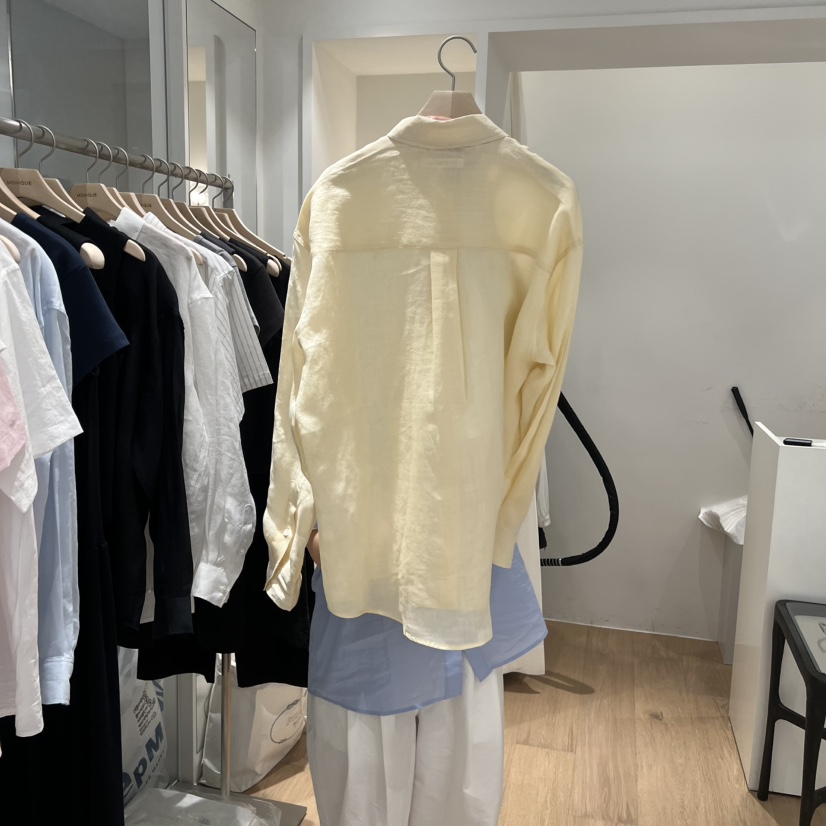MONIQUE韓國直郵實拍女士新品休閑時尚26春夏職業襯衫蕾絲衫MONIQUE襯衫/蕾絲衫