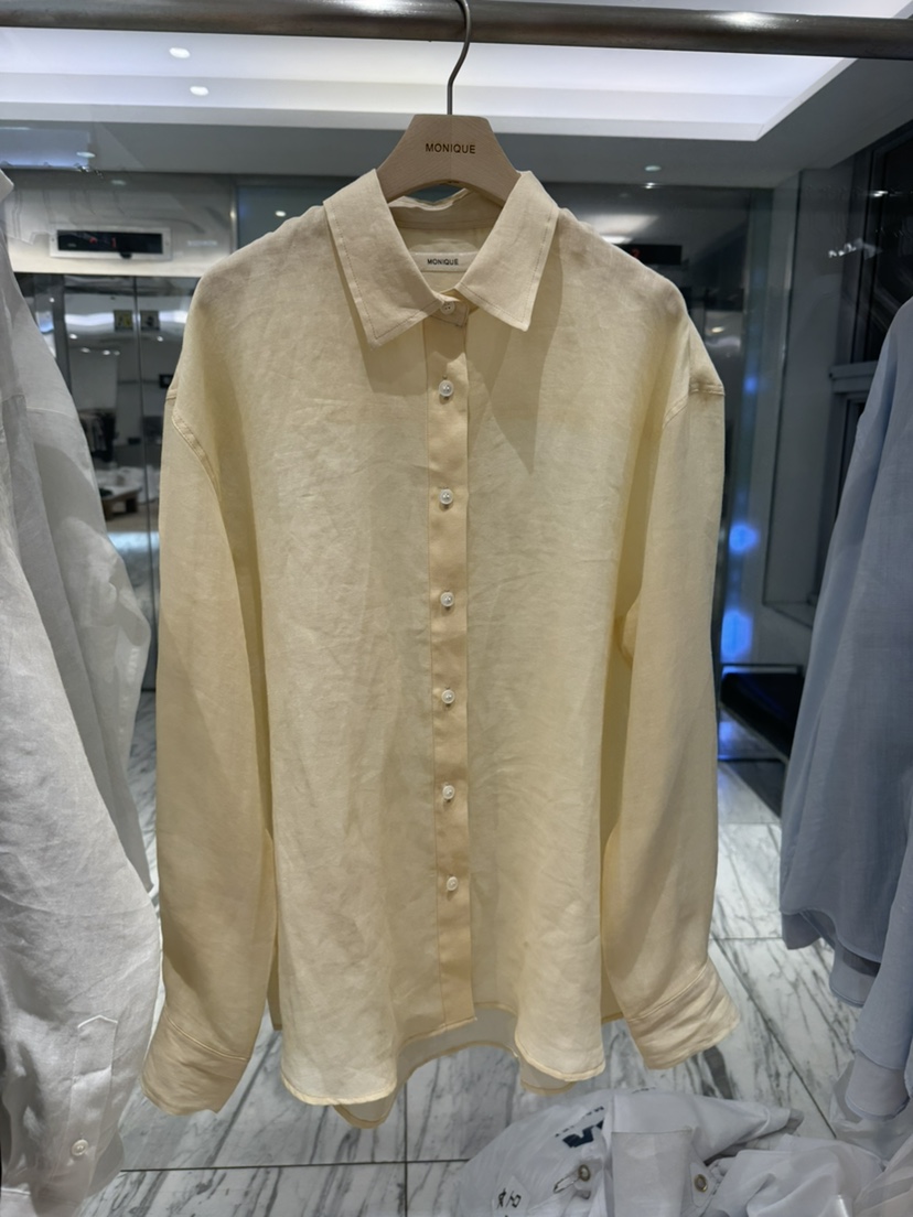 MONIQUE韓國直郵實拍女士新品休閑時尚26春夏職業襯衫蕾絲衫MONIQUE襯衫/蕾絲衫圖色2
