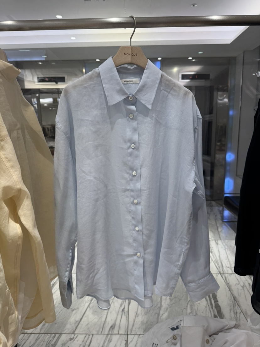 MONIQUE韓國直郵實拍女士新品休閑時尚26春夏職業襯衫蕾絲衫MONIQUE襯衫/蕾絲衫圖色3