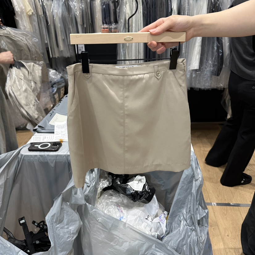 aube nunt韓國直郵女裝新品人氣26夏季休閑熱賣職業短裙aube nunt短裙圖色2