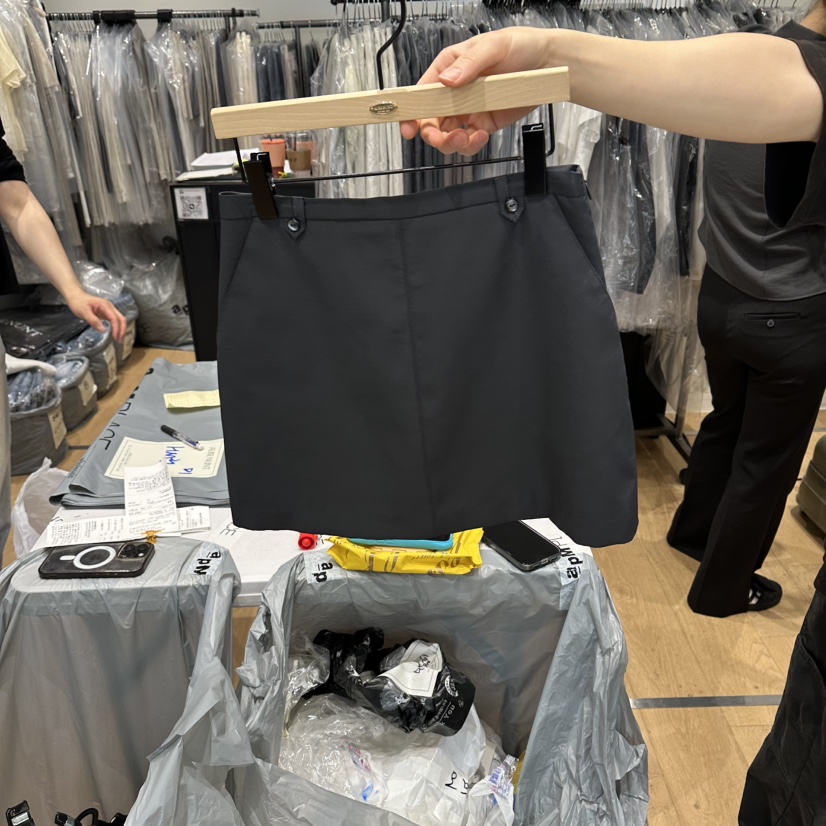 aube nunt韓國直郵女裝新品人氣26夏季休閑熱賣職業短裙aube nunt短裙圖色3