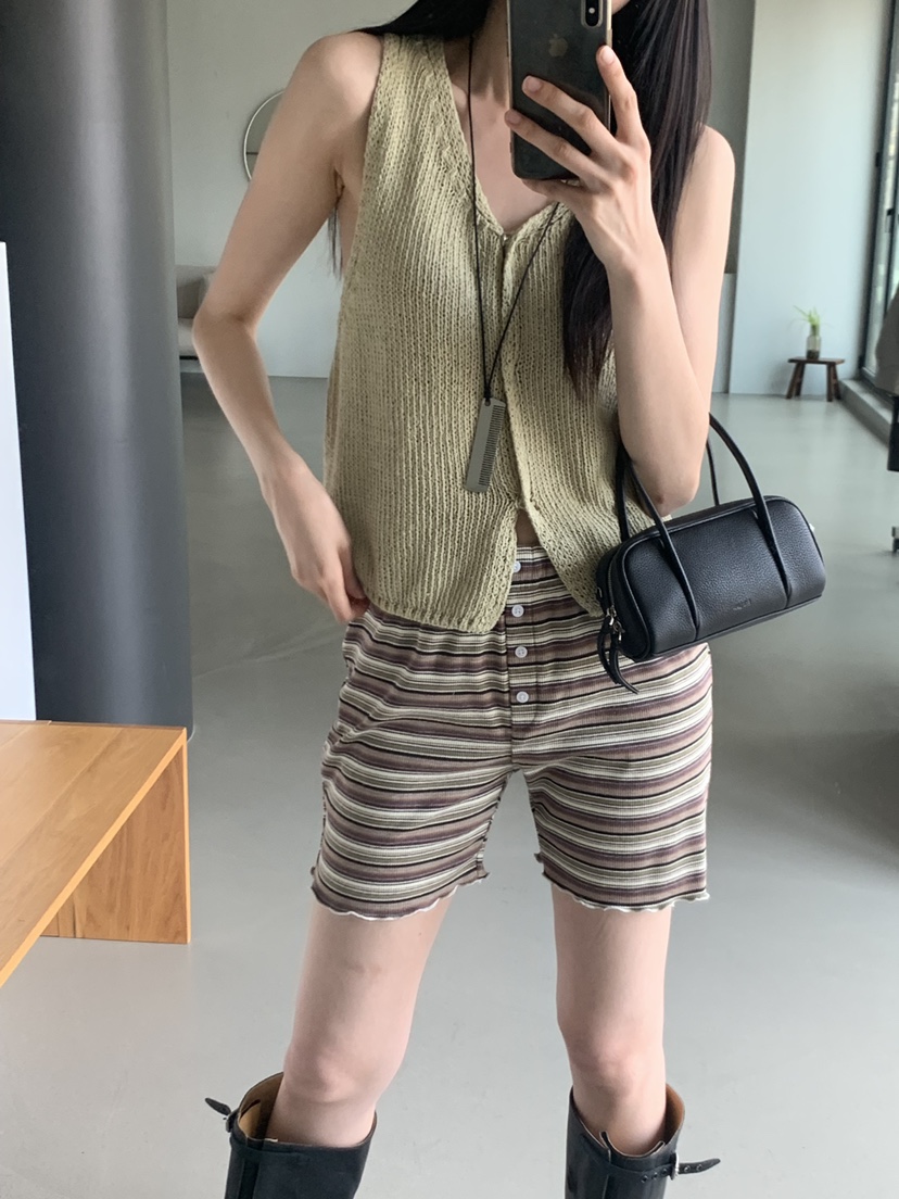 TRUE韓國代購女裝新品推薦26夏季職業人氣熱賣時尚26春夏短褲TRUE短褲