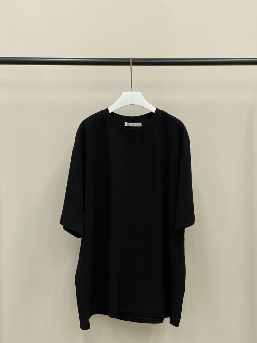 MUCH MORE/JACKPOT韓國東大門直郵女裝新品休閑T恤復古MUCH MORE/JACKPOTT恤圖色4黑色