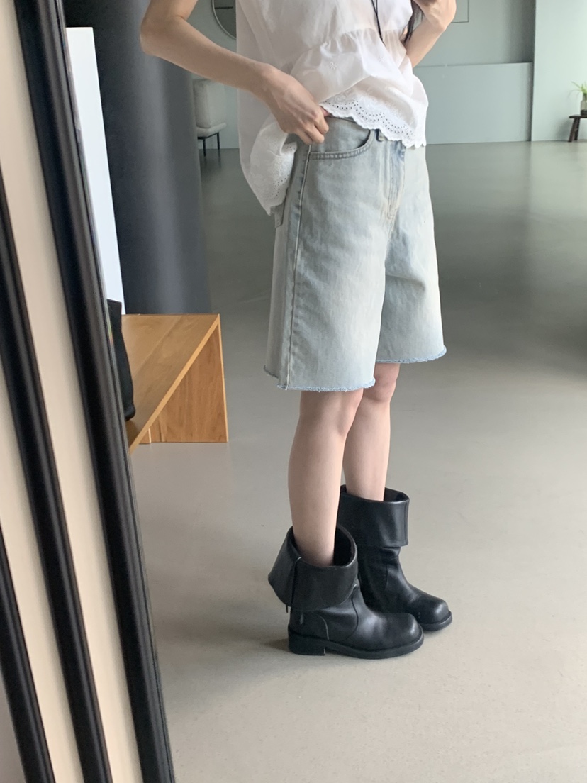 TRUE韓國東大門直郵女士新款推薦人氣26夏季26春夏休閑短褲TRUE短褲
