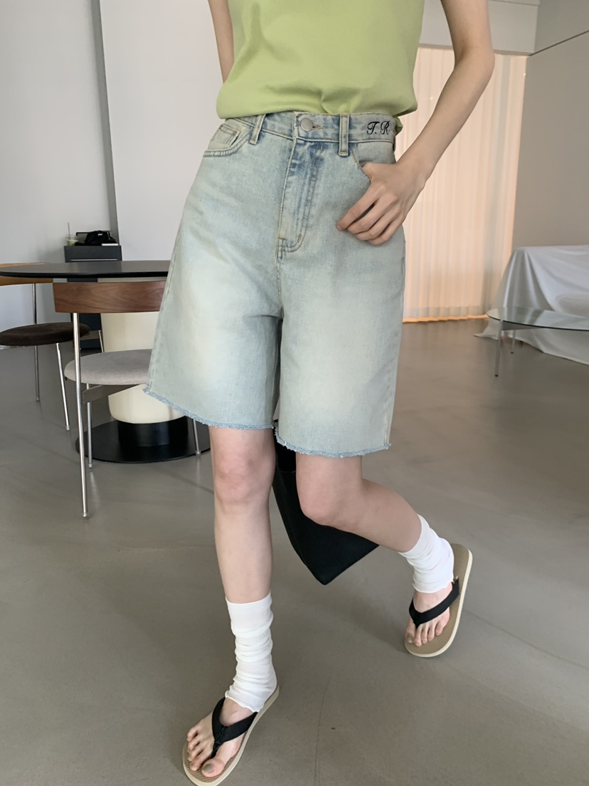 TRUE韓國東大門直郵女士新款推薦人氣26夏季26春夏休閑短褲TRUE短褲
