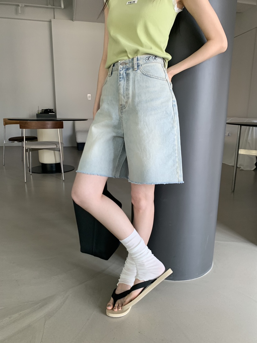 TRUE韓國東大門直郵女士新款推薦人氣26夏季26春夏休閑短褲TRUE短褲