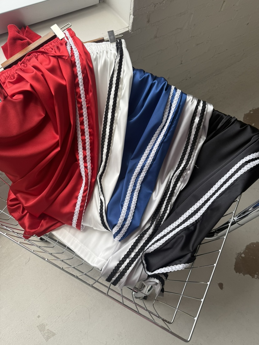PAIRING韓國直郵女士新品26春夏推薦26夏季時尚休閑褲蕾絲PAIRING休閑褲