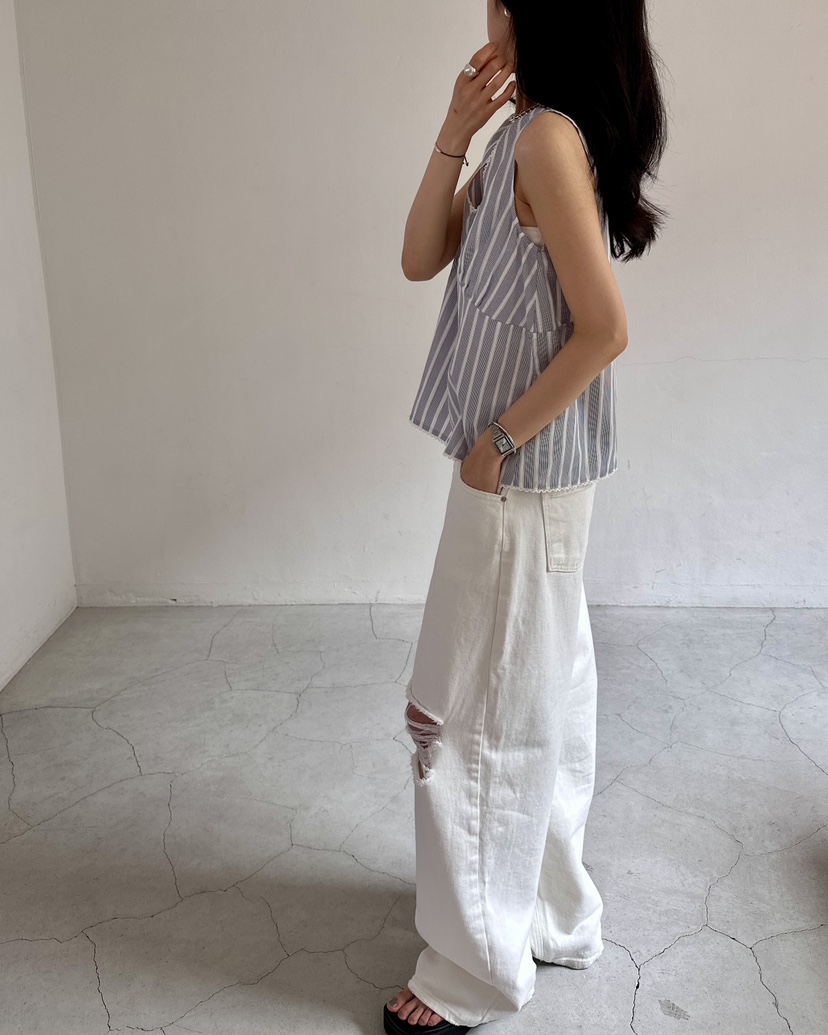 HOWDY/FACT THE NERD韓國直郵女裝新品人氣26夏季吊帶背心HOWDY/FACT THE NERD吊帶/背心