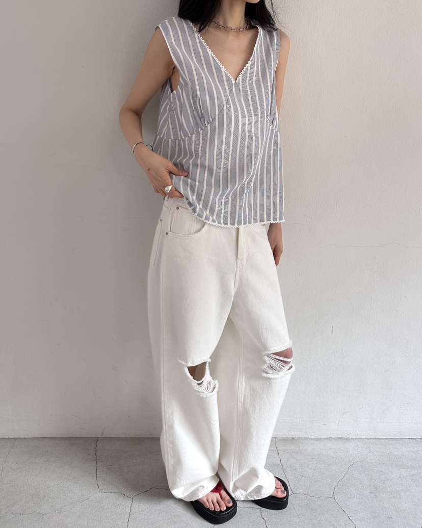 HOWDY/FACT THE NERD韓國直郵女裝新品人氣26夏季吊帶背心HOWDY/FACT THE NERD吊帶/背心
