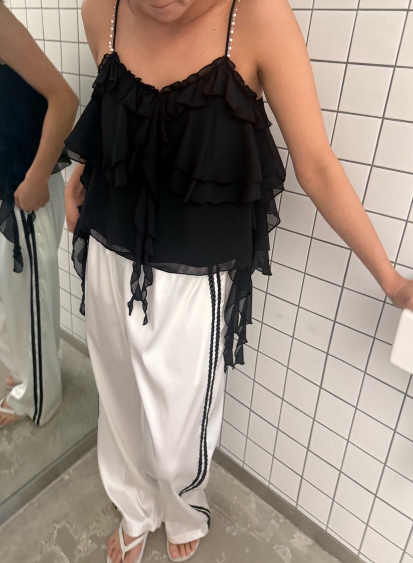 PAIRING東大門實拍韓國女士新品職業人氣休閑推薦吊帶背心PAIRING吊帶/背心