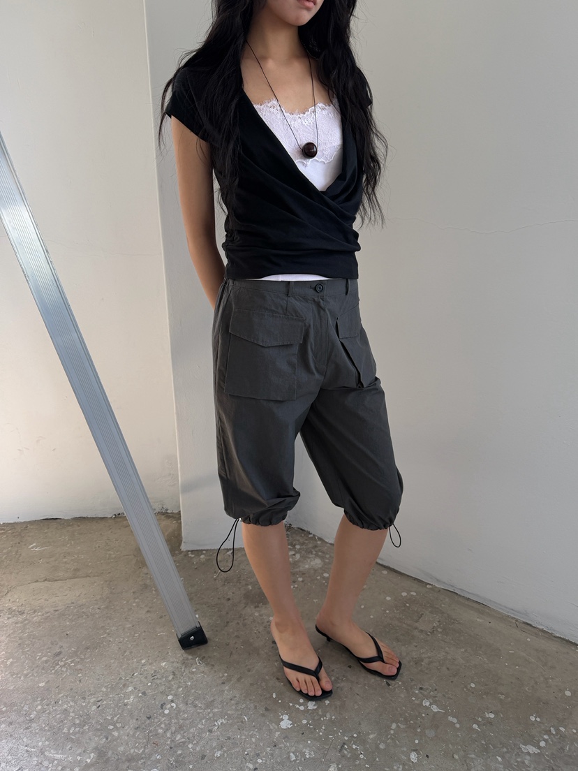 AWESOMESAUCE東大門實拍韓國女裝新款26夏季推薦休閑短褲AWESOME SAUCE短褲