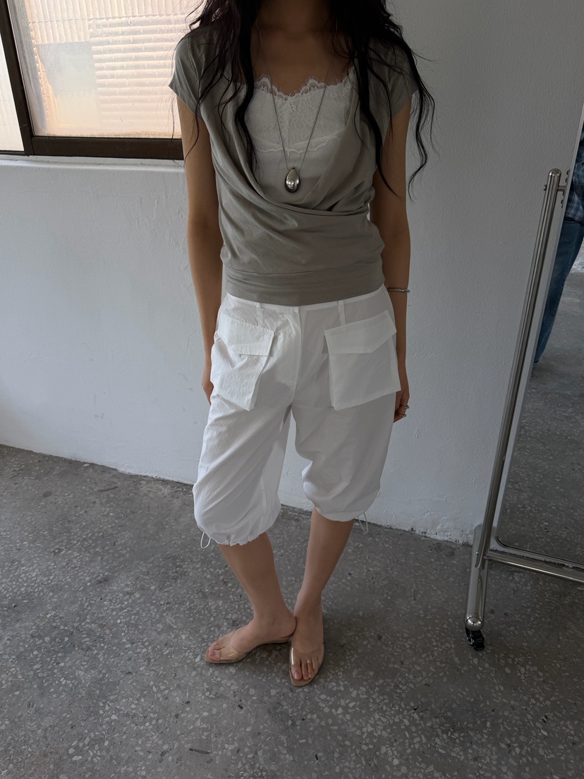 AWESOMESAUCE東大門實拍韓國女裝新款26夏季推薦休閑短褲AWESOME SAUCE短褲