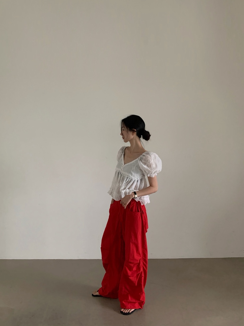 VERANDA韓國東大門代購女裝新款人氣熱賣時尚休閑褲防風衣VERANDA休閑褲