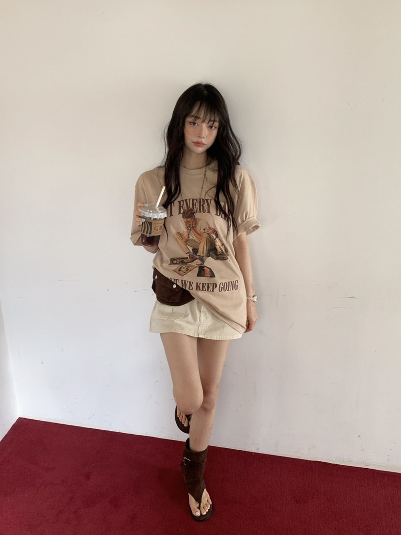 OURWAVE/OUR ROOM韓國東大門代購女裝新品職業26夏季T恤Our Wave/Our RoomT恤