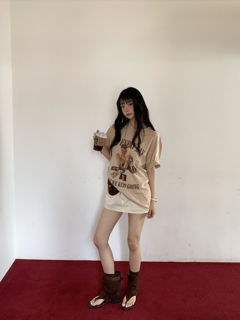 OURWAVE/OUR ROOM韓國東大門代購女裝新品職業26夏季T恤Our Wave/Our RoomT恤