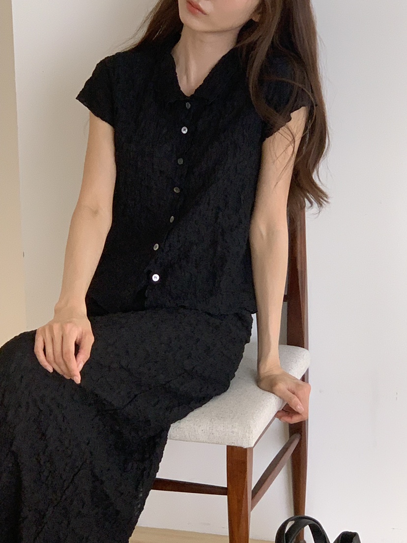NOTICE韓國東大門代購女士新品推薦26春夏襯衫蕾絲衫開衫NOTICE襯衫/蕾絲衫