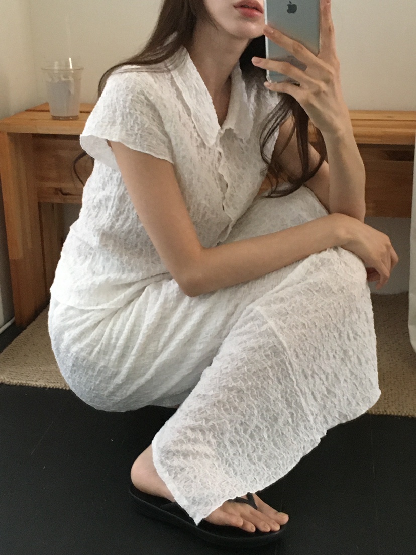 NOTICE韓國東大門代購女士新品推薦26春夏襯衫蕾絲衫開衫NOTICE襯衫/蕾絲衫