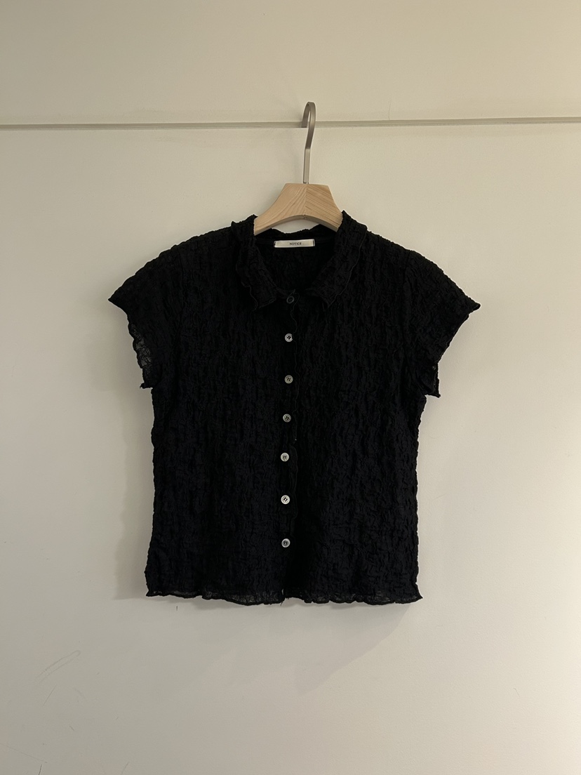 NOTICE韓國東大門代購女士新品推薦26春夏襯衫蕾絲衫開衫NOTICE襯衫/蕾絲衫圖色2