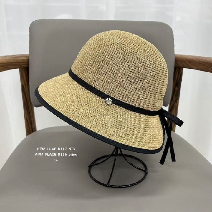 N3韓國東大門代購女士新品熱賣26春夏26夏季帽子漁夫帽絲帶N3帽子