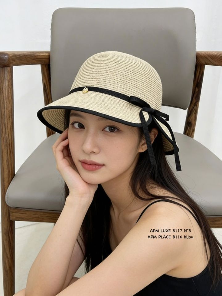 N3韓國東大門代購女士新品熱賣26春夏26夏季帽子漁夫帽絲帶N3帽子