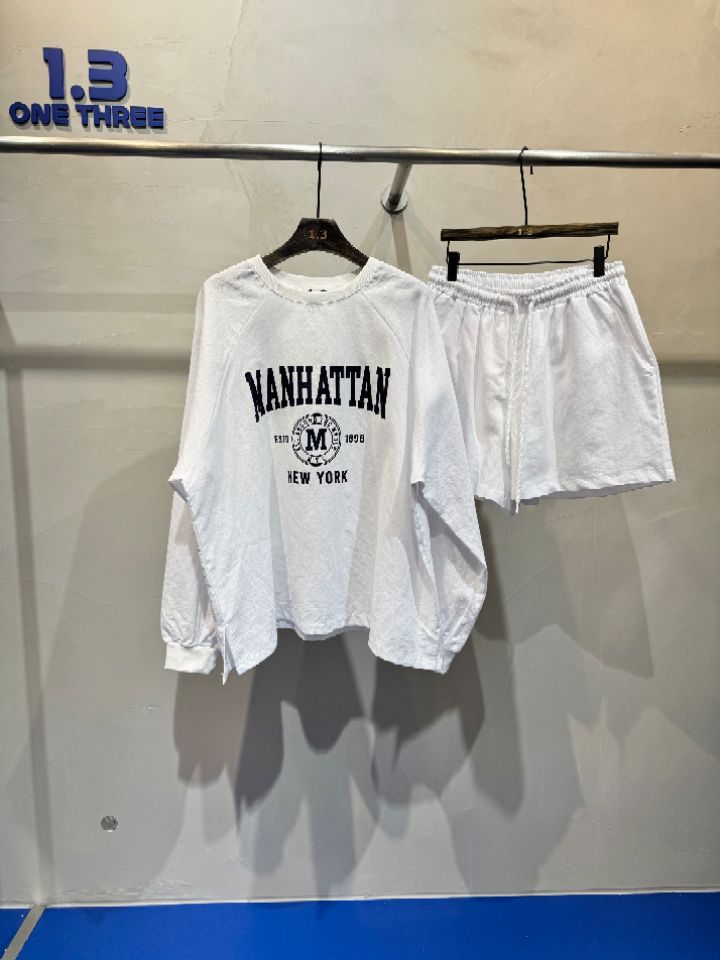 1.3韓國東大門代購女裝新品26春夏熱賣時尚人氣套裝亞麻布1.3套裝圖色3