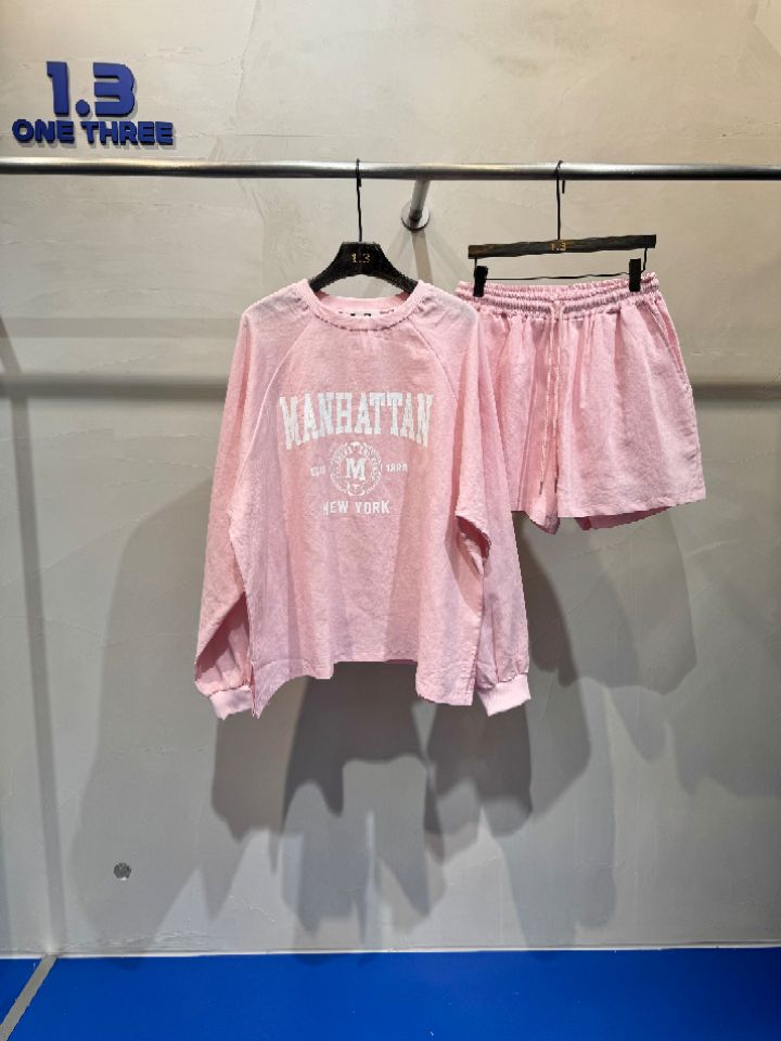1.3韓國東大門代購女裝新品26春夏熱賣時尚人氣套裝亞麻布1.3套裝圖色4